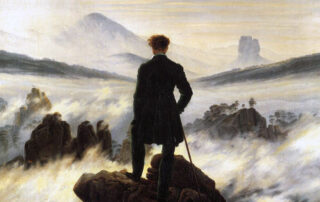 C.D. Friedrich, Viandante sul mare di nebbia, 1817