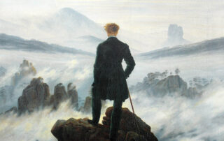 Caspar Friedrich, viandante su mare di nebbia, 1818