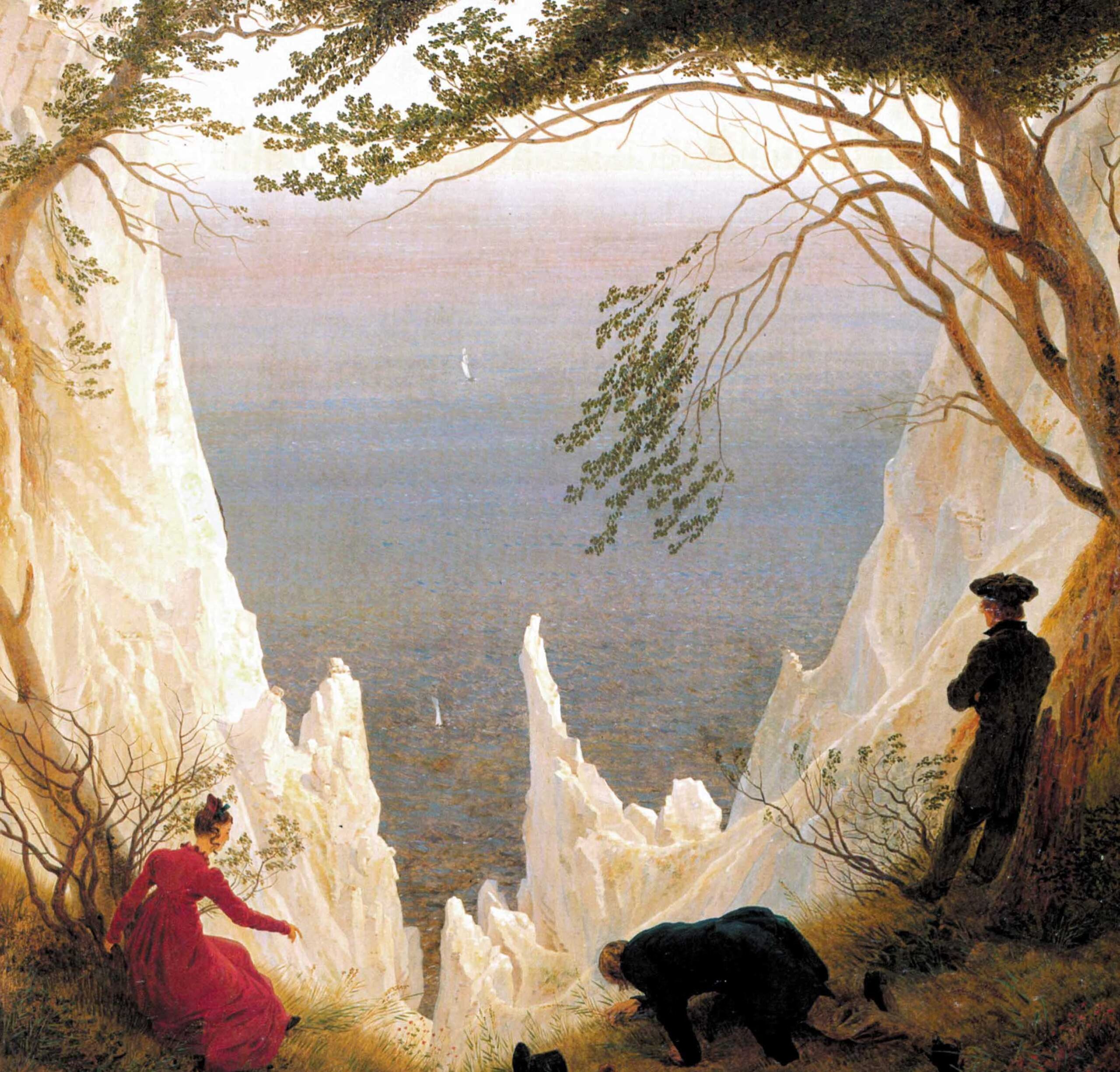 Caspar Friedrich, scogliere di Rugen, 1819