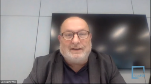 Luca Dal Pozzolo (Osservatorio Culturale del Piemonte) che ha introdotto Pietro Valentino (Direttore Economia della Cultura)